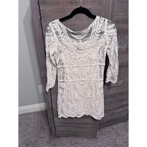 Express lace dress women's size small